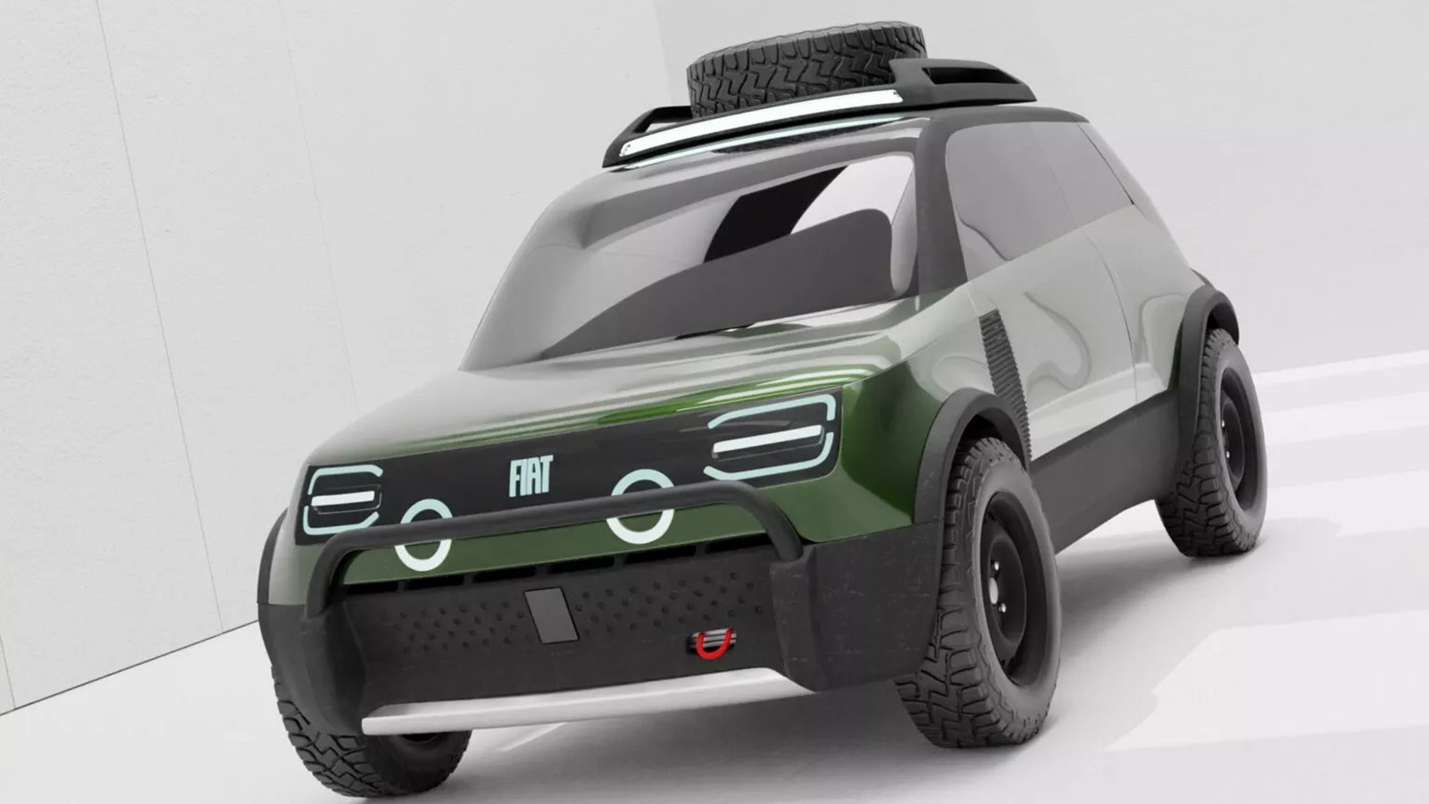 Fiat TooGo: Ένα τρίθυρο ηλεκτρικό Fiat Panda εξοπλισμένο με πατίνι